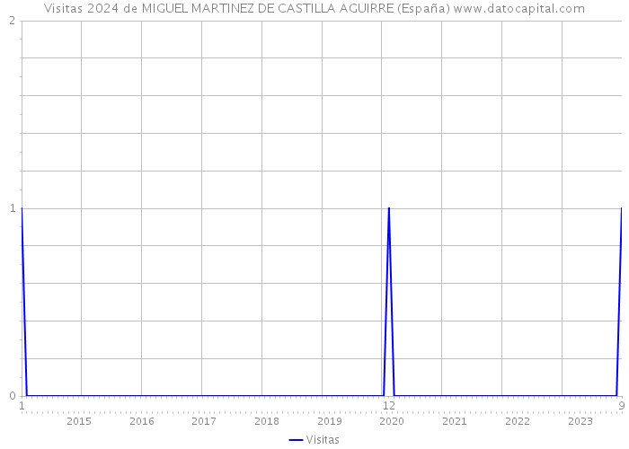 Visitas 2024 de MIGUEL MARTINEZ DE CASTILLA AGUIRRE (España) 