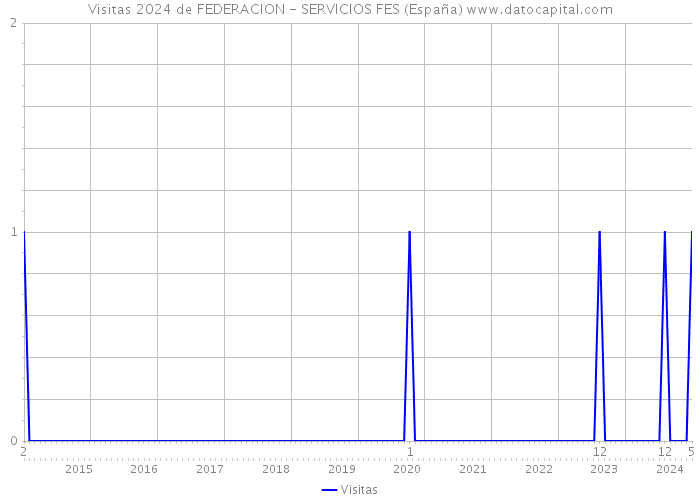 Visitas 2024 de FEDERACION - SERVICIOS FES (España) 