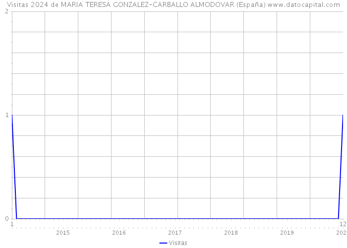 Visitas 2024 de MARIA TERESA GONZALEZ-CARBALLO ALMODOVAR (España) 
