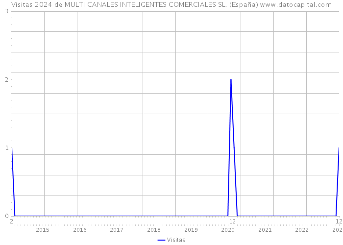 Visitas 2024 de MULTI CANALES INTELIGENTES COMERCIALES SL. (España) 