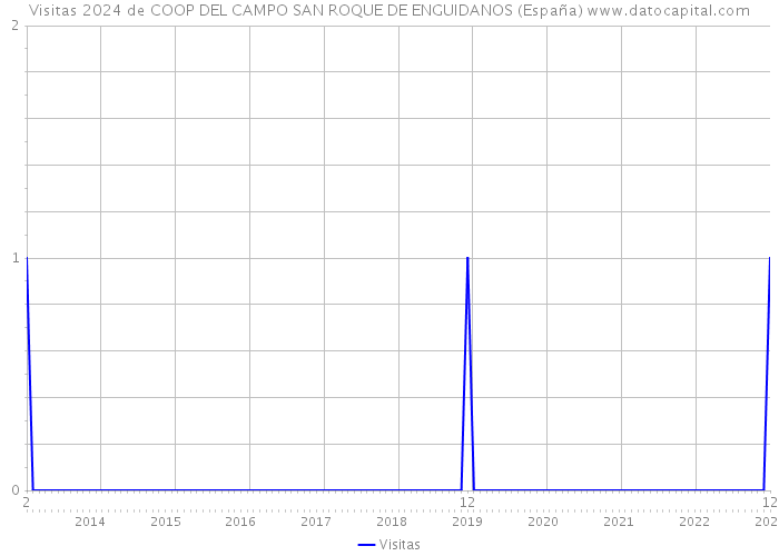 Visitas 2024 de COOP DEL CAMPO SAN ROQUE DE ENGUIDANOS (España) 