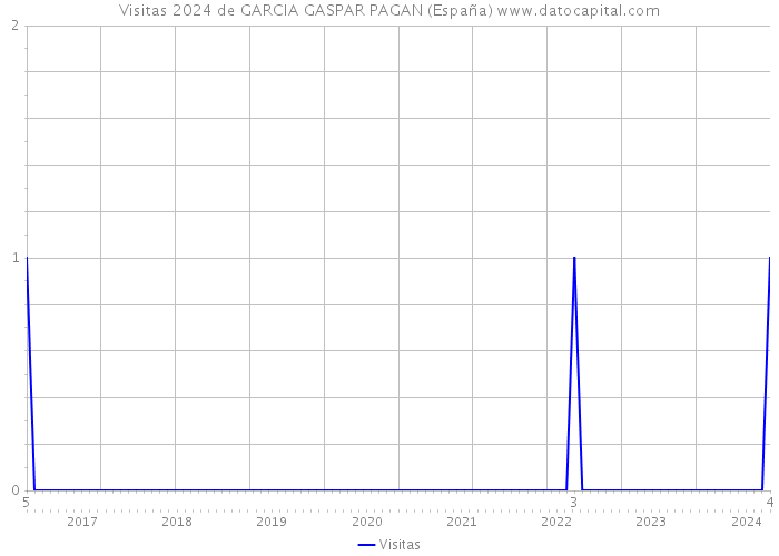 Visitas 2024 de GARCIA GASPAR PAGAN (España) 