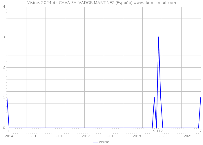 Visitas 2024 de CAVA SALVADOR MARTINEZ (España) 