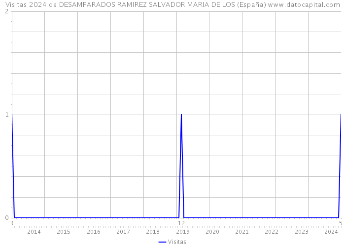 Visitas 2024 de DESAMPARADOS RAMIREZ SALVADOR MARIA DE LOS (España) 
