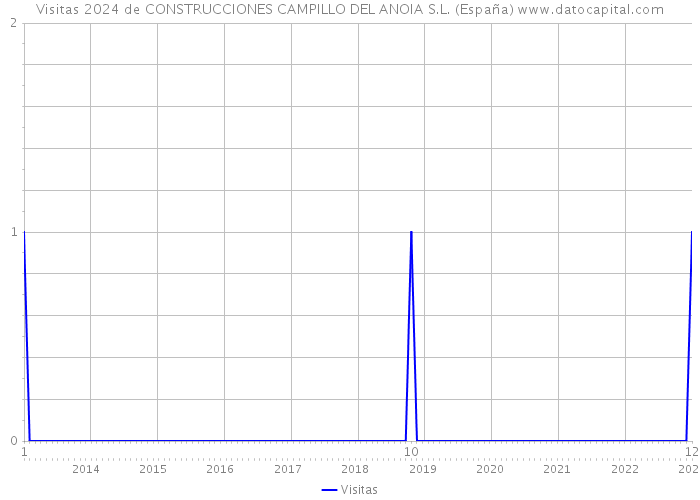 Visitas 2024 de CONSTRUCCIONES CAMPILLO DEL ANOIA S.L. (España) 