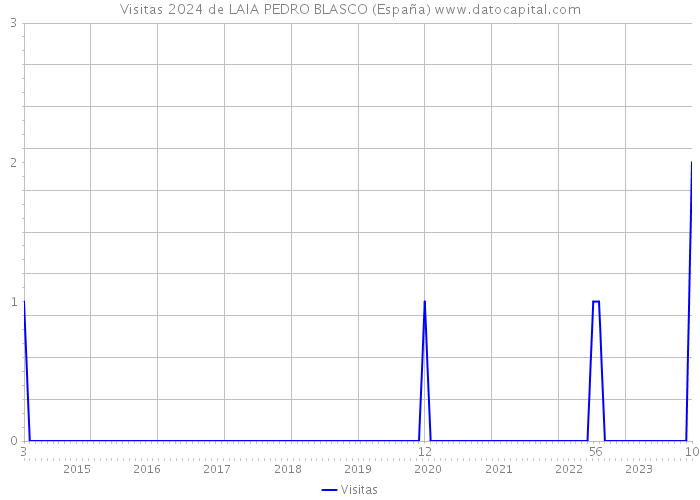 Visitas 2024 de LAIA PEDRO BLASCO (España) 
