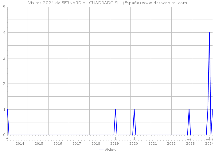Visitas 2024 de BERNARD AL CUADRADO SLL (España) 