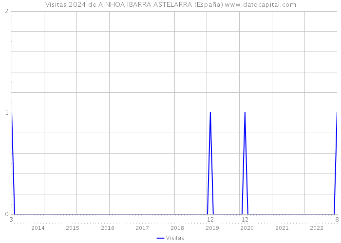 Visitas 2024 de AINHOA IBARRA ASTELARRA (España) 