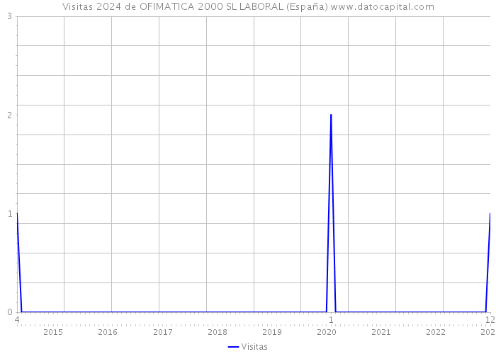 Visitas 2024 de OFIMATICA 2000 SL LABORAL (España) 
