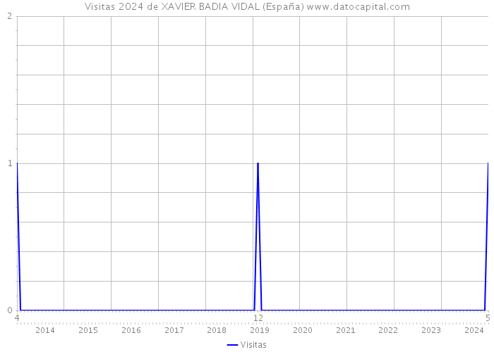 Visitas 2024 de XAVIER BADIA VIDAL (España) 