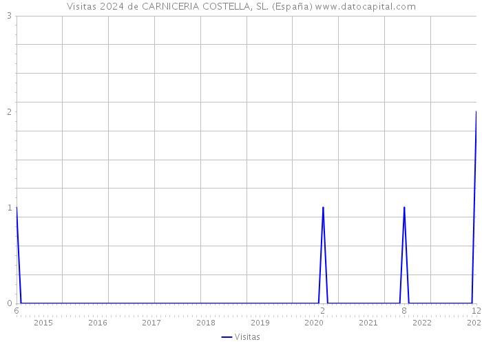 Visitas 2024 de CARNICERIA COSTELLA, SL. (España) 