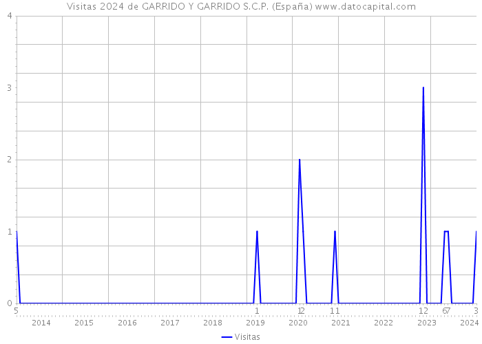 Visitas 2024 de GARRIDO Y GARRIDO S.C.P. (España) 