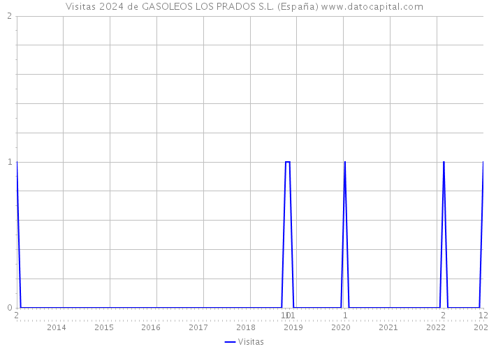 Visitas 2024 de GASOLEOS LOS PRADOS S.L. (España) 