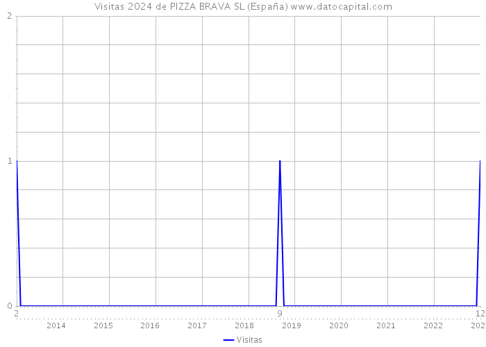 Visitas 2024 de PIZZA BRAVA SL (España) 