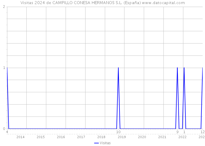 Visitas 2024 de CAMPILLO CONESA HERMANOS S.L. (España) 