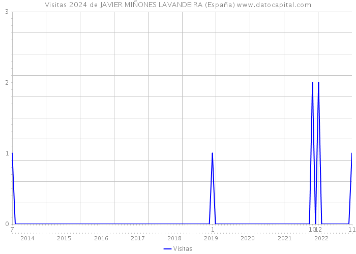 Visitas 2024 de JAVIER MIÑONES LAVANDEIRA (España) 