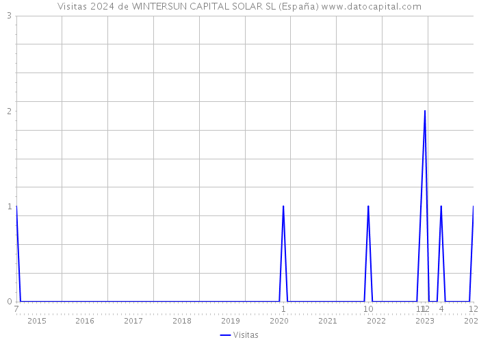 Visitas 2024 de WINTERSUN CAPITAL SOLAR SL (España) 