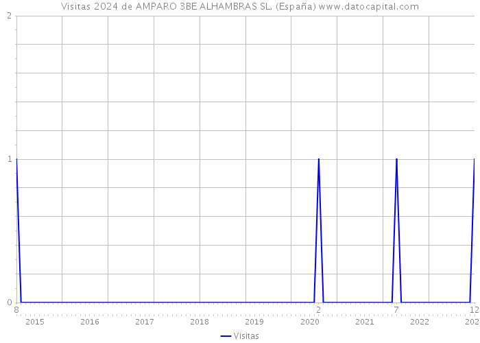 Visitas 2024 de AMPARO 3BE ALHAMBRAS SL. (España) 
