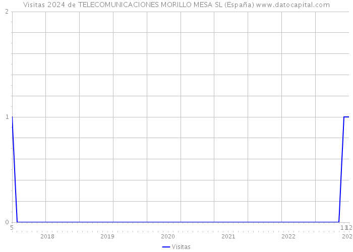 Visitas 2024 de TELECOMUNICACIONES MORILLO MESA SL (España) 
