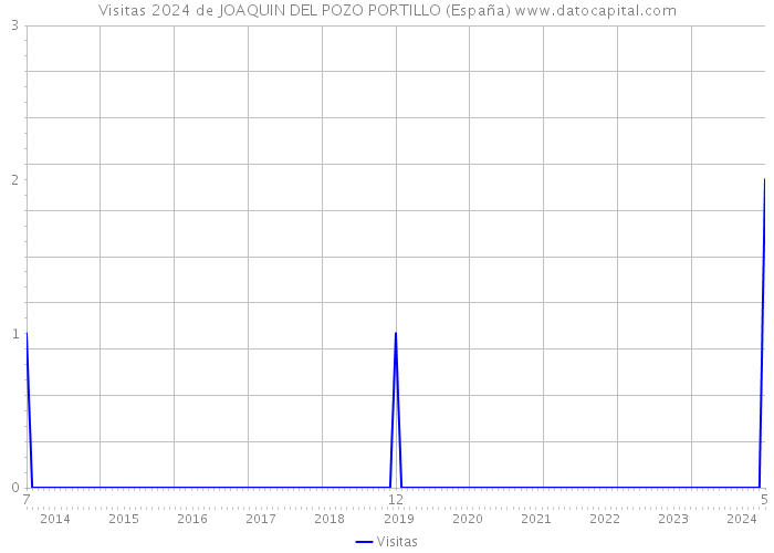 Visitas 2024 de JOAQUIN DEL POZO PORTILLO (España) 