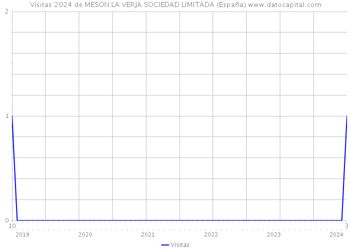 Visitas 2024 de MESON LA VERJA SOCIEDAD LIMITADA (España) 