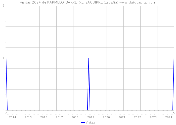 Visitas 2024 de KARMELO IBARRETXE IZAGUIRRE (España) 