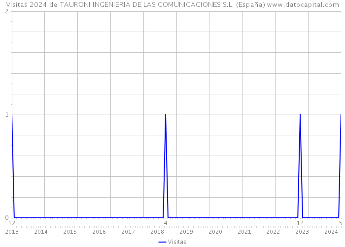 Visitas 2024 de TAURONI INGENIERIA DE LAS COMUNICACIONES S.L. (España) 