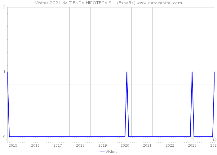 Visitas 2024 de TIENDA HIPOTECA S.L. (España) 
