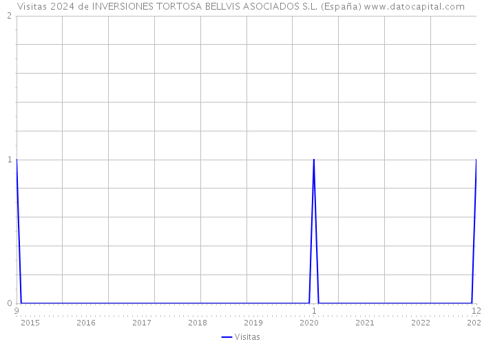 Visitas 2024 de INVERSIONES TORTOSA BELLVIS ASOCIADOS S.L. (España) 