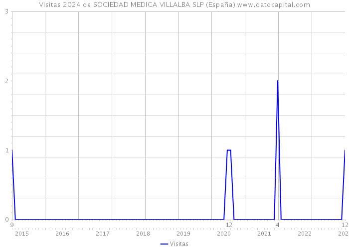 Visitas 2024 de SOCIEDAD MEDICA VILLALBA SLP (España) 