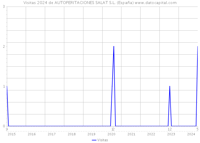 Visitas 2024 de AUTOPERITACIONES SALAT S.L. (España) 