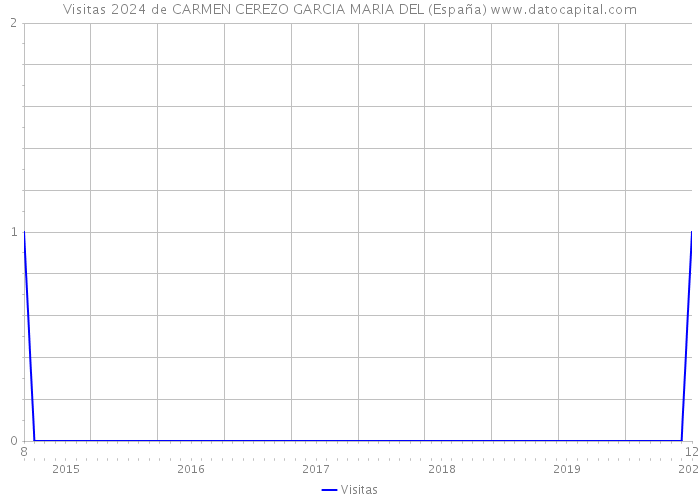Visitas 2024 de CARMEN CEREZO GARCIA MARIA DEL (España) 