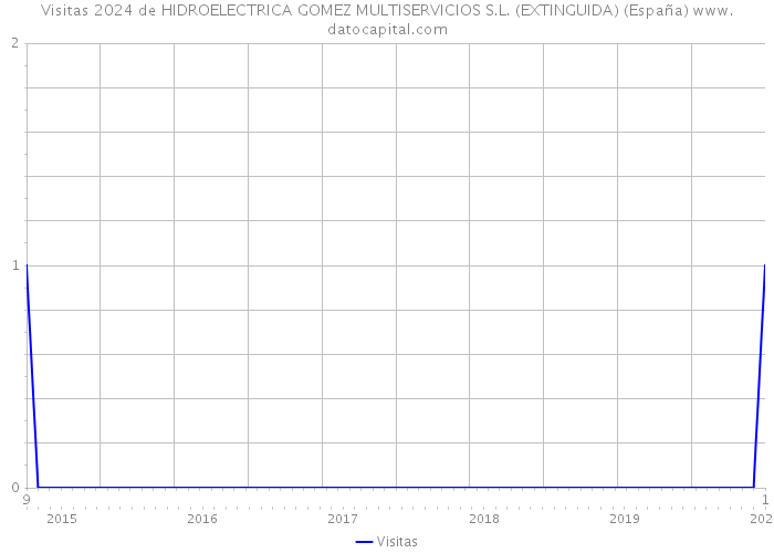Visitas 2024 de HIDROELECTRICA GOMEZ MULTISERVICIOS S.L. (EXTINGUIDA) (España) 