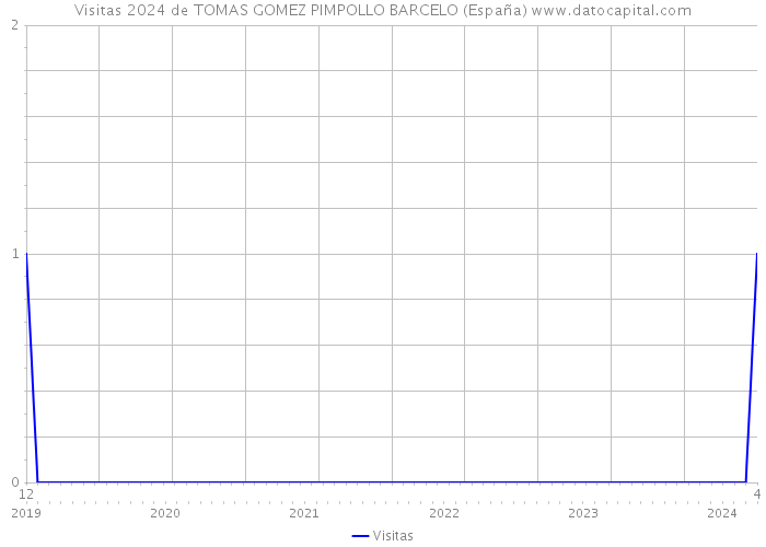 Visitas 2024 de TOMAS GOMEZ PIMPOLLO BARCELO (España) 