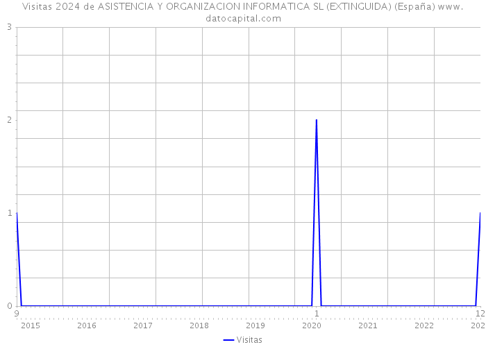 Visitas 2024 de ASISTENCIA Y ORGANIZACION INFORMATICA SL (EXTINGUIDA) (España) 