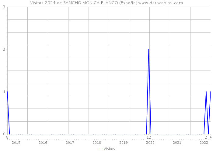 Visitas 2024 de SANCHO MONICA BLANCO (España) 