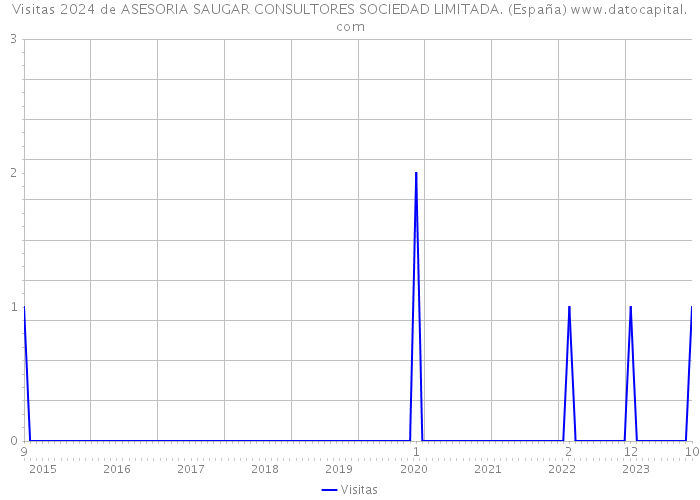Visitas 2024 de ASESORIA SAUGAR CONSULTORES SOCIEDAD LIMITADA. (España) 