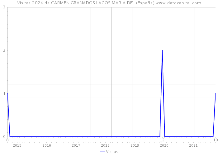 Visitas 2024 de CARMEN GRANADOS LAGOS MARIA DEL (España) 