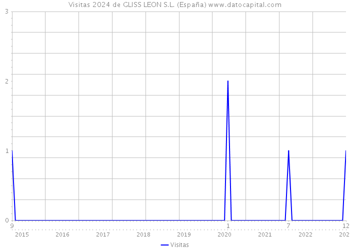 Visitas 2024 de GLISS LEON S.L. (España) 