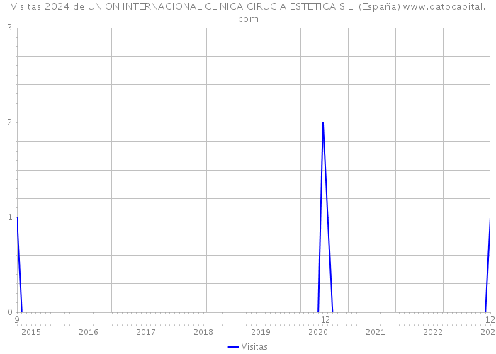 Visitas 2024 de UNION INTERNACIONAL CLINICA CIRUGIA ESTETICA S.L. (España) 