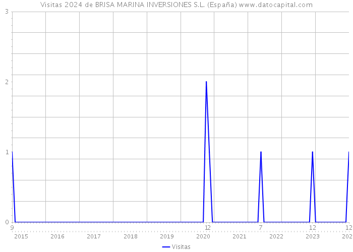 Visitas 2024 de BRISA MARINA INVERSIONES S.L. (España) 