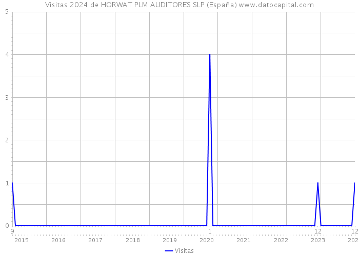 Visitas 2024 de HORWAT PLM AUDITORES SLP (España) 