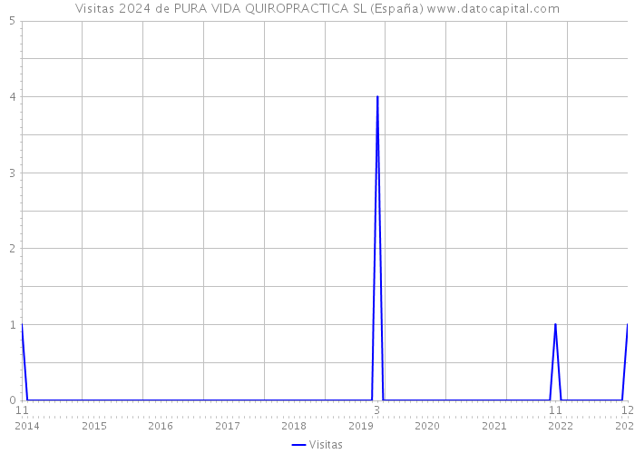 Visitas 2024 de PURA VIDA QUIROPRACTICA SL (España) 