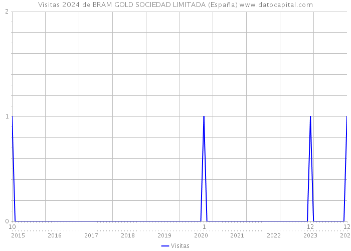 Visitas 2024 de BRAM GOLD SOCIEDAD LIMITADA (España) 