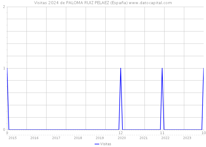Visitas 2024 de PALOMA RUIZ PELAEZ (España) 