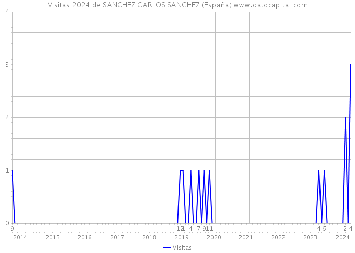 Visitas 2024 de SANCHEZ CARLOS SANCHEZ (España) 