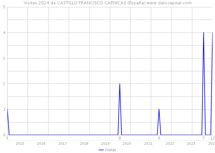 Visitas 2024 de CASTILLO FRANCISCO CARNICAS (España) 