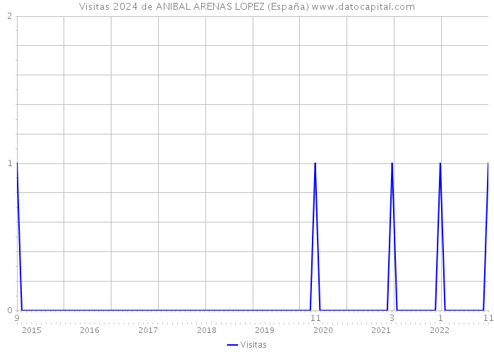 Visitas 2024 de ANIBAL ARENAS LOPEZ (España) 