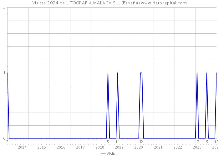 Visitas 2024 de LITOGRAFIA MALAGA S.L. (España) 