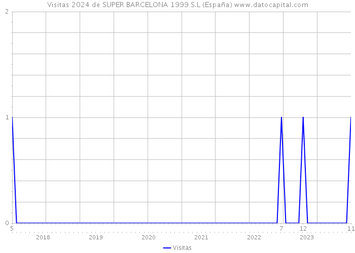 Visitas 2024 de SUPER BARCELONA 1999 S.L (España) 